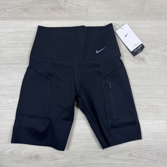 Nike Pants - Nike Firm Support High Waisted 8" Shorts Womens Small Black DQ5923 010 $70